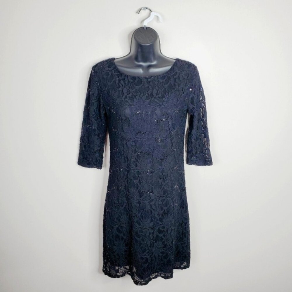 NWT Yessica Y2K Lace Whimsigoth Dark Fairy Sequin Evening Cocktail Dress M